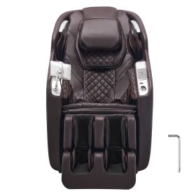 Massage Chair, 4D Full Body Zero Gravity Recliner with SL Track, Yoga Stretch, AI Voice Control, Heat, Foot Roller, Retractable Pedal, 36 Airbags
