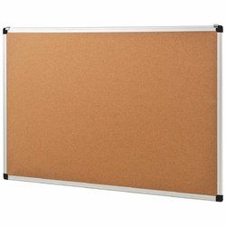 24" x 36" Aluminum Framed Cork Board Bulletin Board with 12 Pins