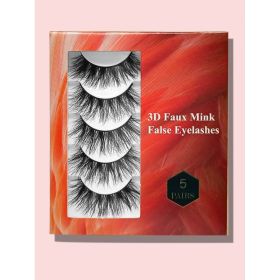 Premium Faux Mink MK-15 (Option: 5 pairs)