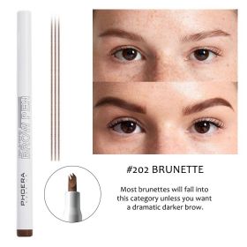 New Long Lasting Ultra-Fine Four-Comb Eyebrow Pencil (Option: Brunette)