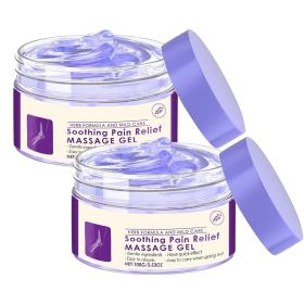 1-3PCS Kresin Joint Pain Gel Purple Gel, Kresin Soothing Pain Massage Gel 100g (Model: 2 bottle)